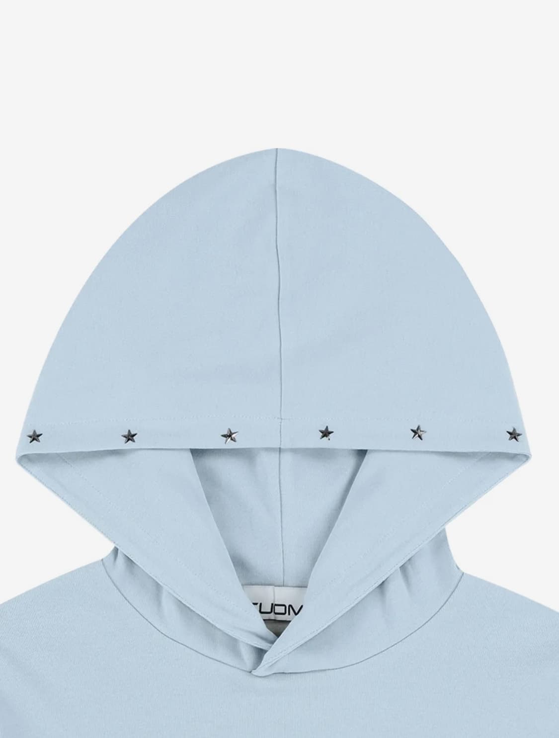 뚜오미오 STUD LAYERED HOODIE [BABY BLUE] 상품이미지4