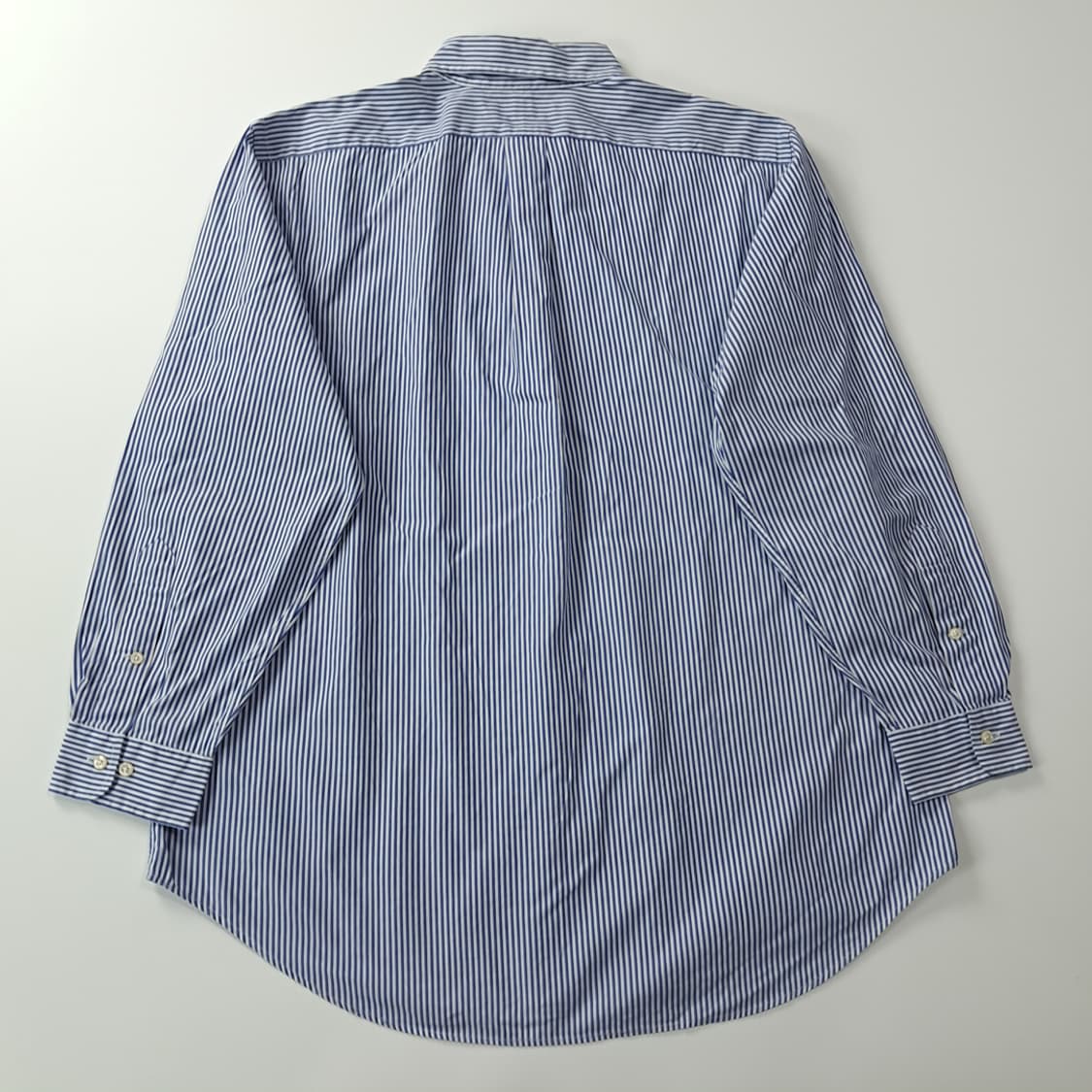 CK566 XL 폴로 90s 홍콩판 네이비 스트라이프 셔츠 남방 상품이미지6