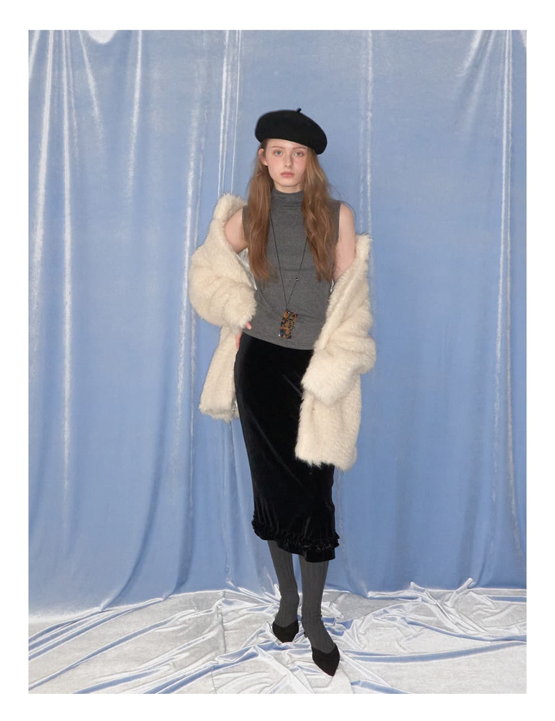 무드에디션 hoilday fur coat 상품이미지1