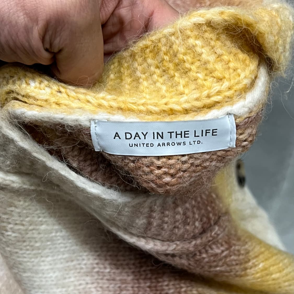  유나이티드 애로우즈 그라데이션 가디건 y16238 상품이미지5