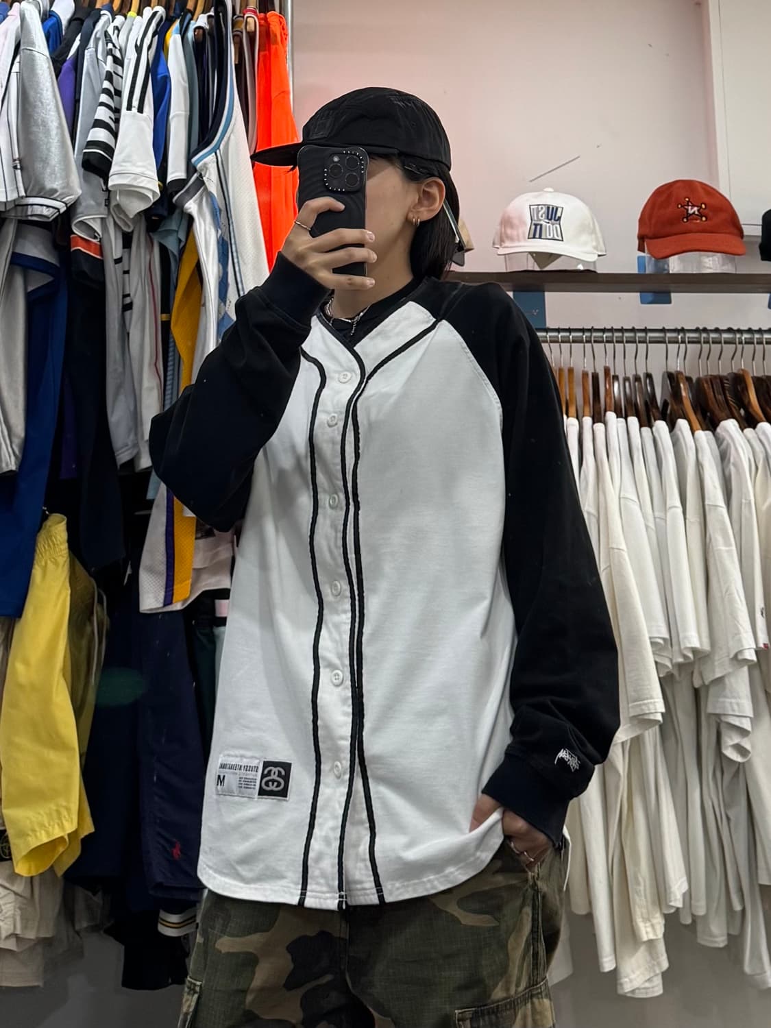 스투시 코튼 베이스볼 져지  상품이미지6