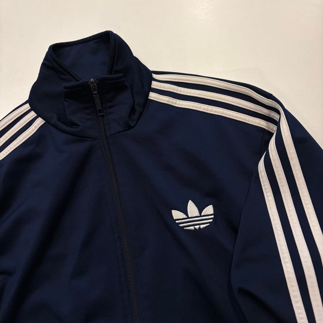 [100] 12s 아디다스 파이어버드 네이비 삼선 트랙탑 져지 D853 상품이미지3