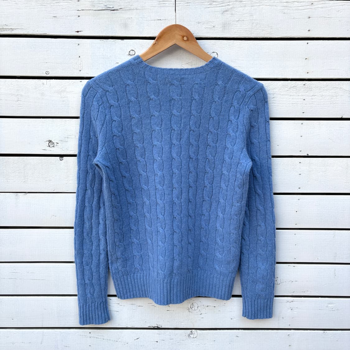 Polo 폴로 울 캐시미어 케이블 꽈배기 니트 상품이미지2