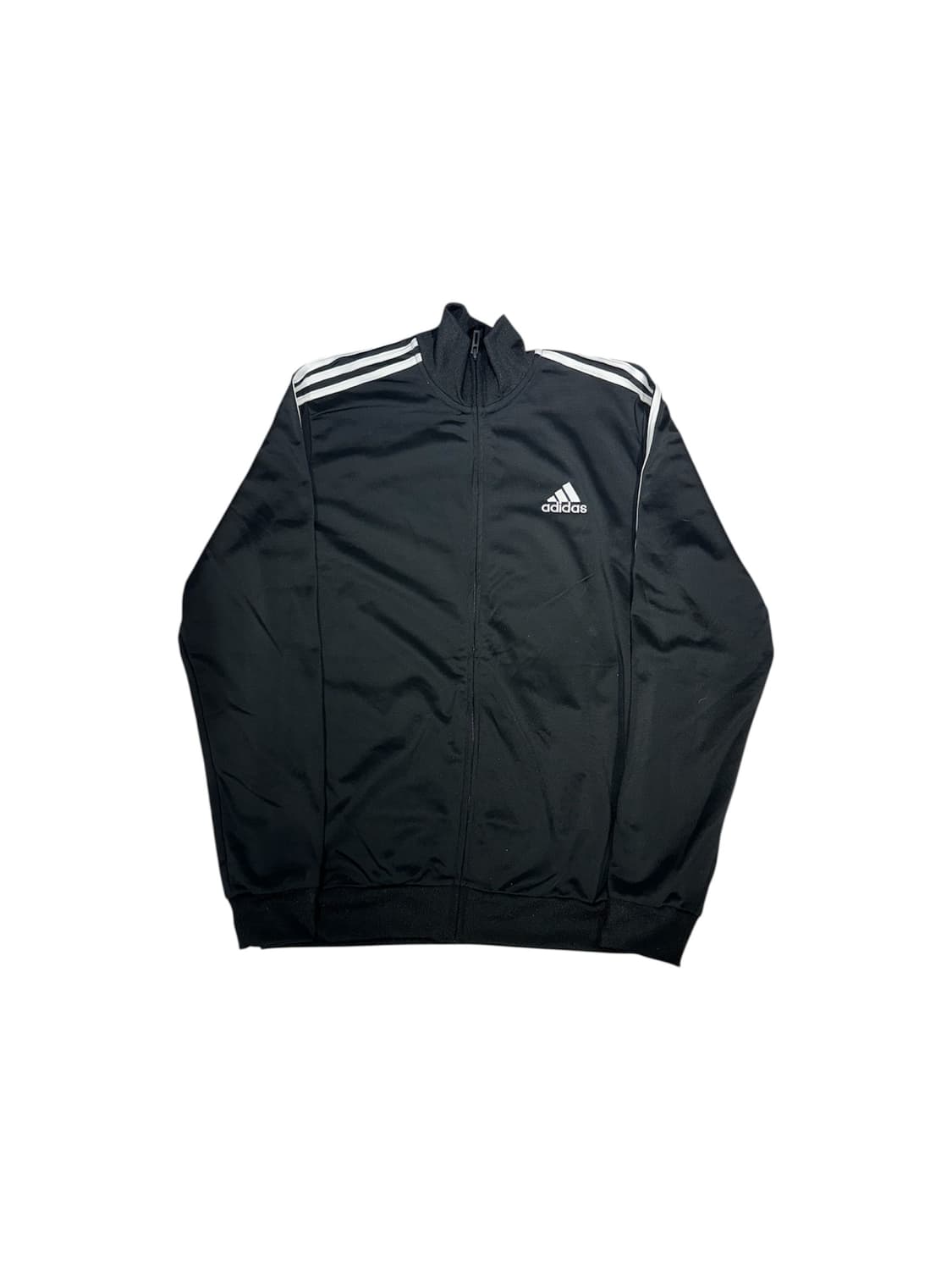 아디다스 블랙 화이트 삼선 트랙탑 져지 XL 상품이미지5