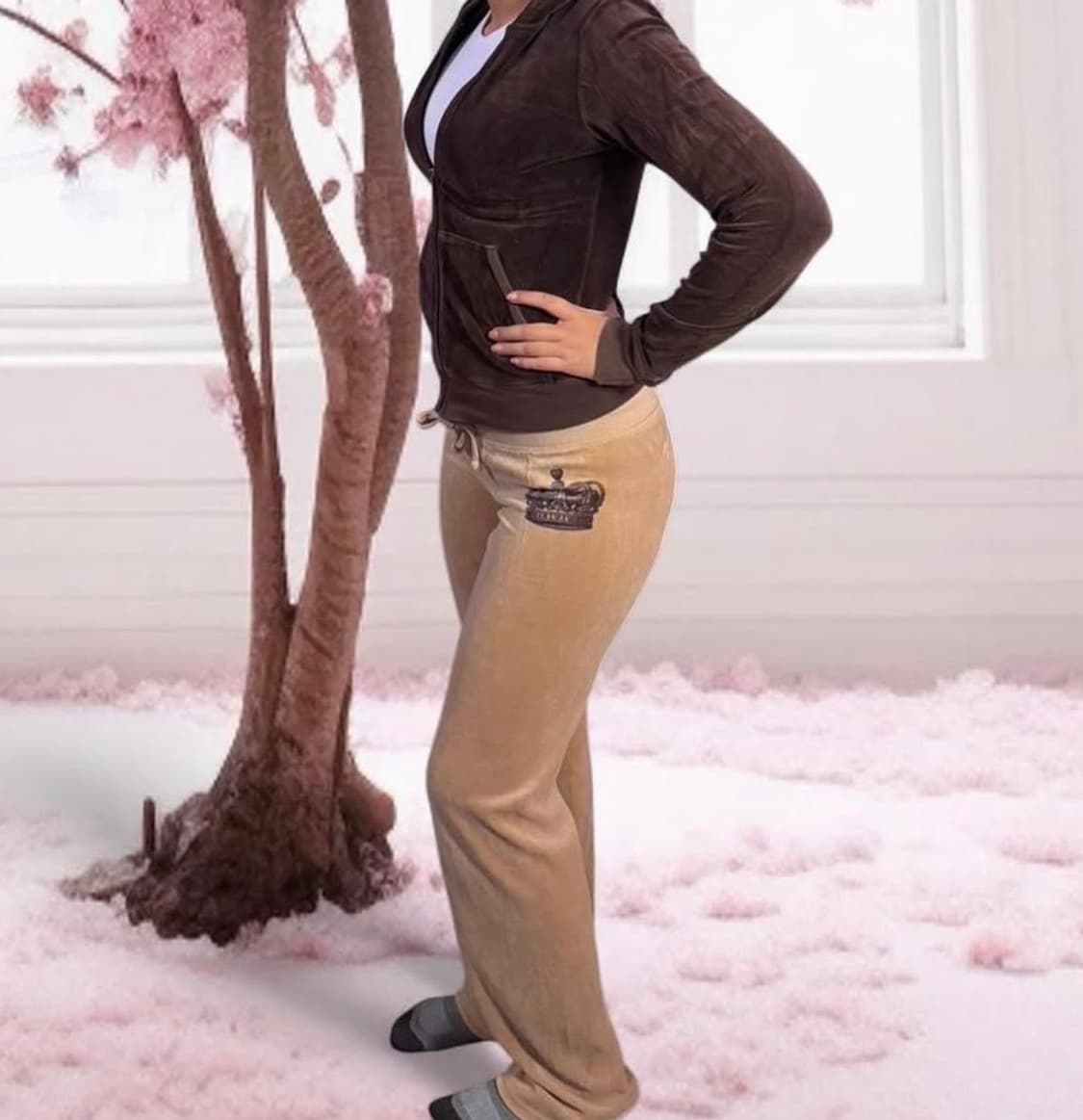 빈티지 y2k 쥬시꾸뛰르 벨루아 팬츠 상품이미지6