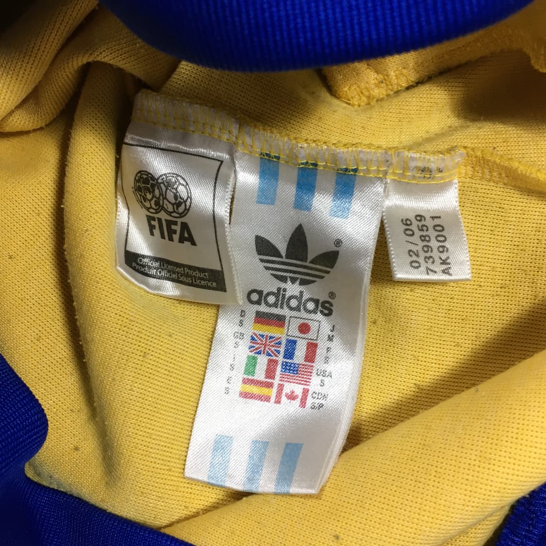투티/A7 아디다스 sverige 스웨덴 fifa 유니폼 져지 희귀템 상품이미지5