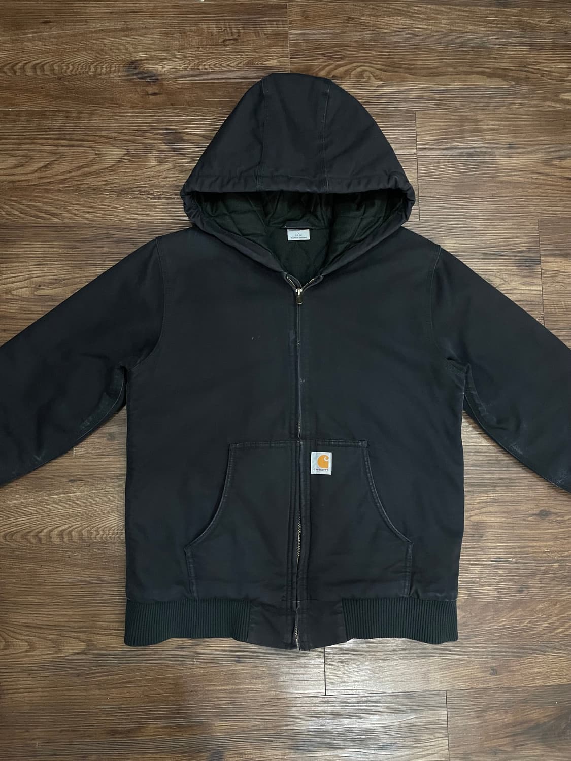 칼하트 여성 덕 액티브 자켓 블랙 상품이미지1