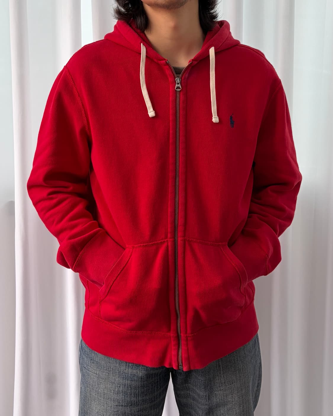 [L]폴로 랄프로렌 헤비코튼 스웻 후드집업 상품이미지1