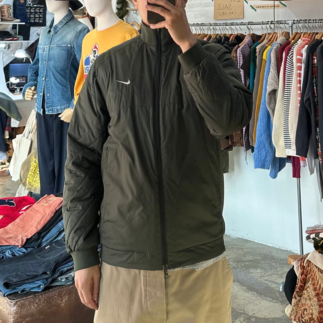 (착용컷) 나이키 골프 자켓 (남성용 100) 상품이미지3