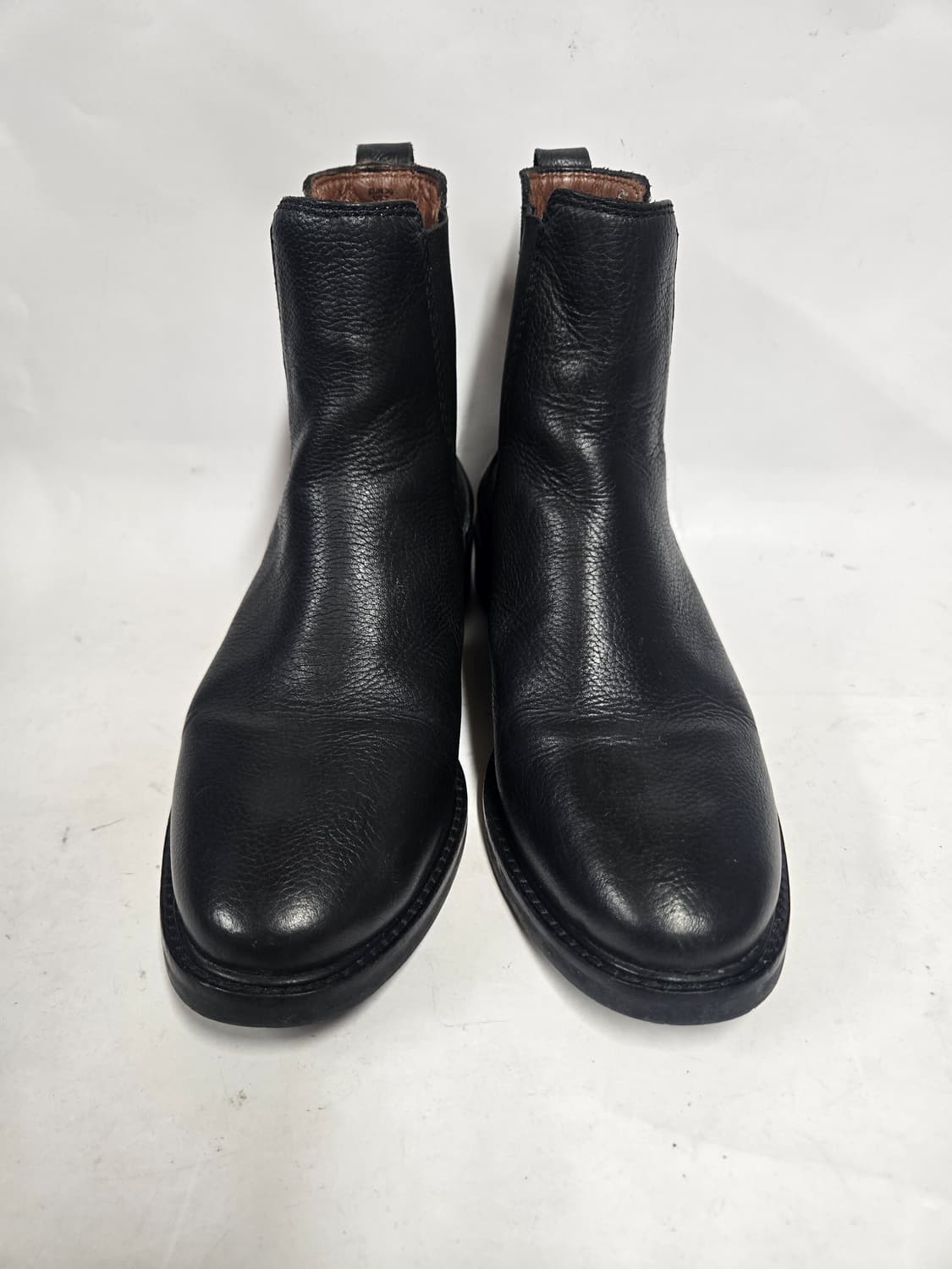 H&M 레더 블랙 첼시 부츠 240mm 상품이미지2