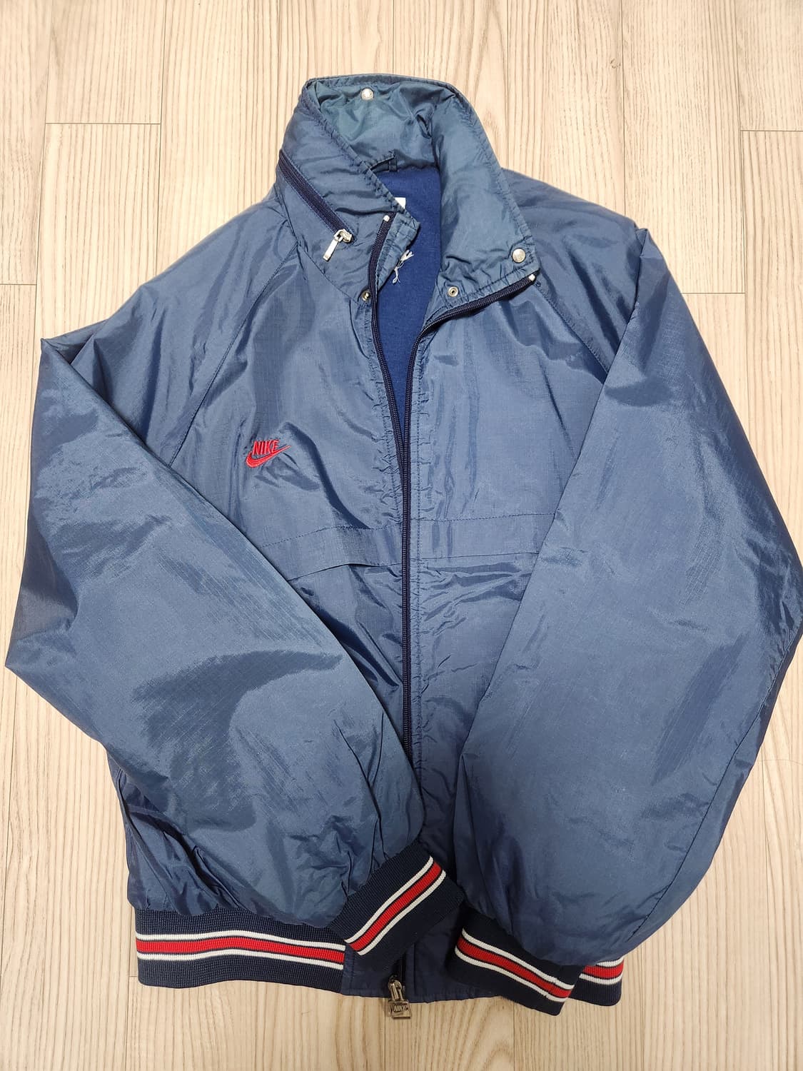 나이키 빈티지 80's ripstop 나일론 트레이닝 자켓 m 상품이미지1