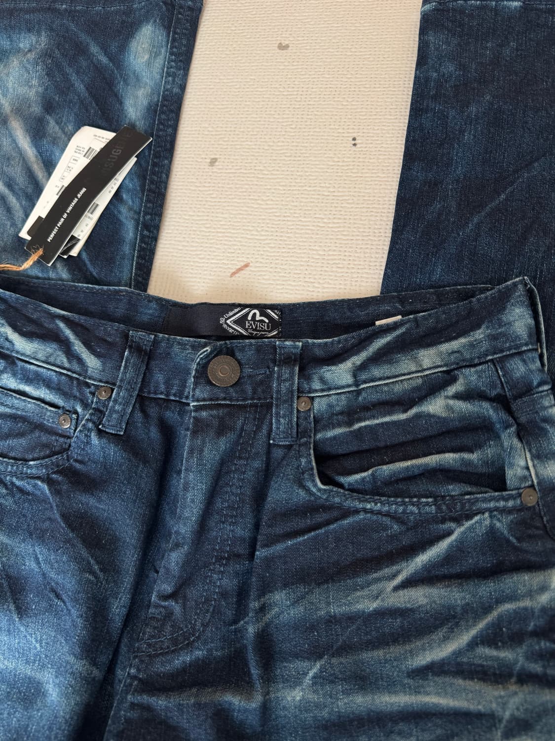 EVISU 에비수 워시드 데님팬츠 30 상품이미지4