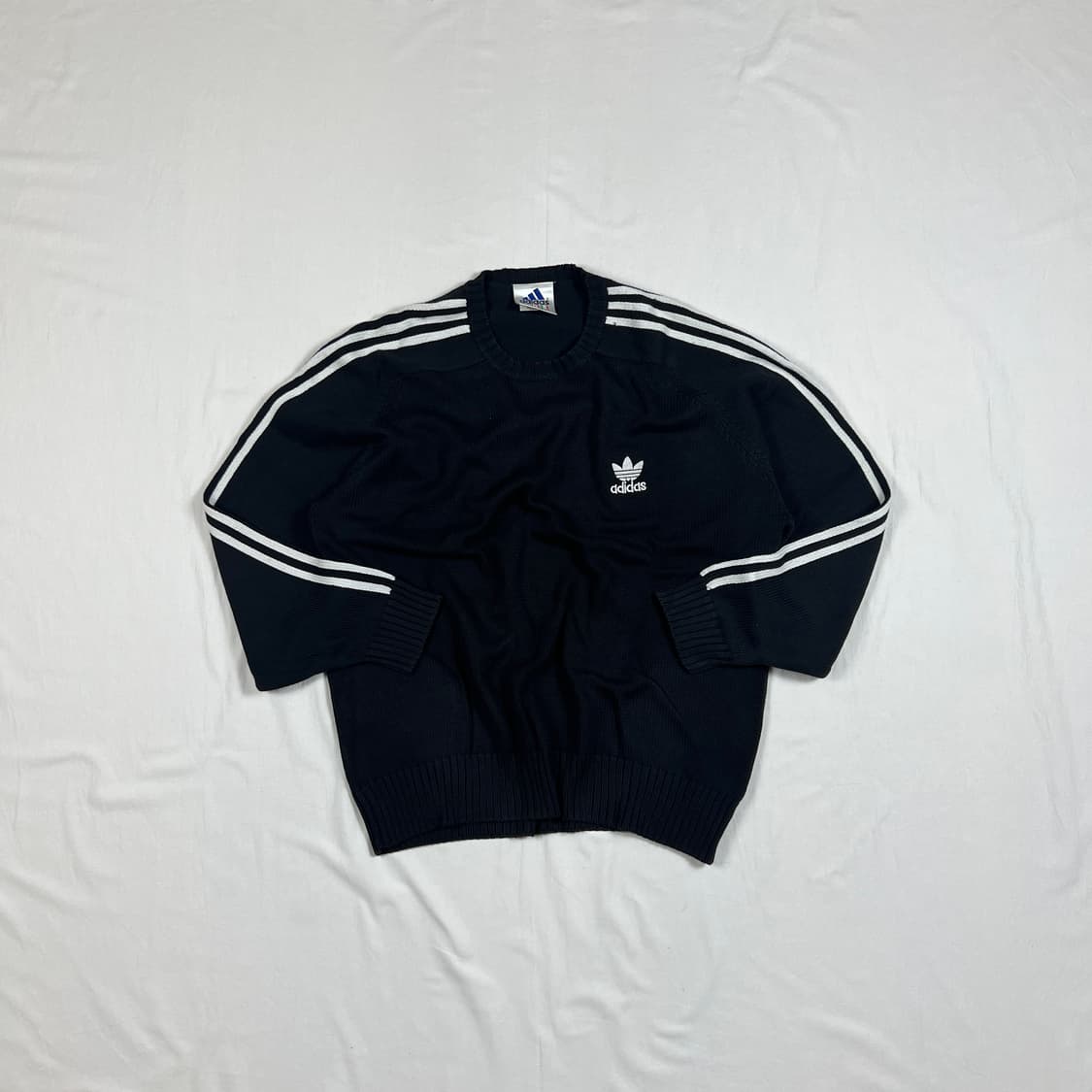 90‘s 아디다스 adidas 불꽃 로고 니트 스웨터 상품이미지1