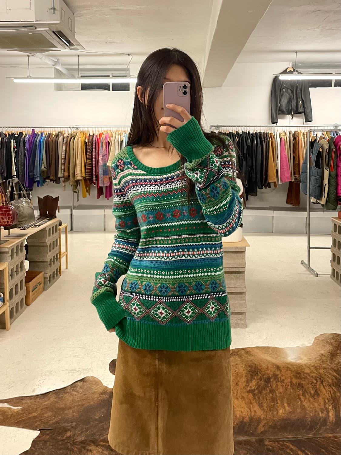 H&M L.O.G.G. fair isle knit 에이치엔엠 페어아일 상품이미지6