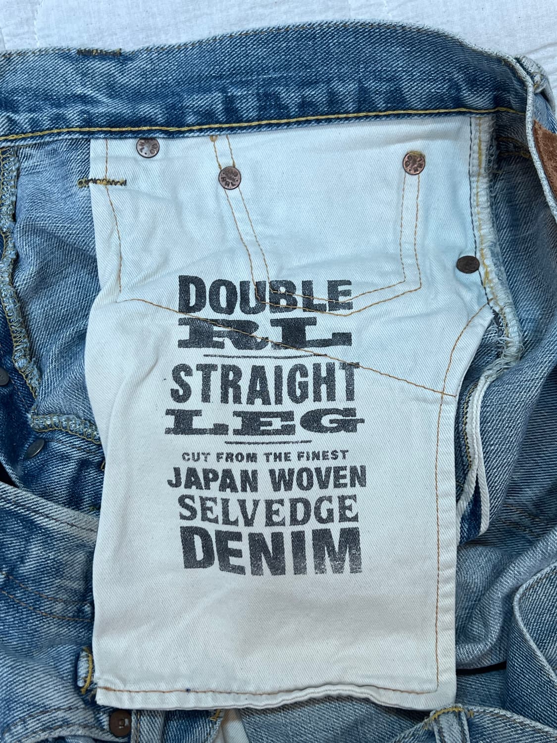 RRL 스트레이트 레그 핏 USA 메이드 셀비지 31/30 상품이미지4