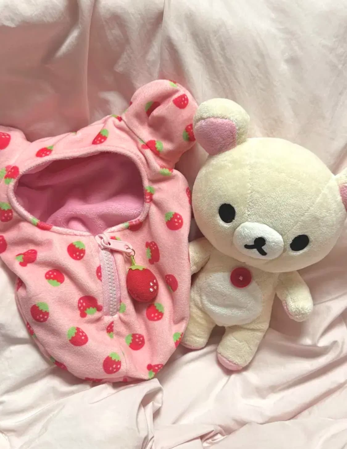 딸기 침낭 코리락쿠마 갸루 상품이미지2