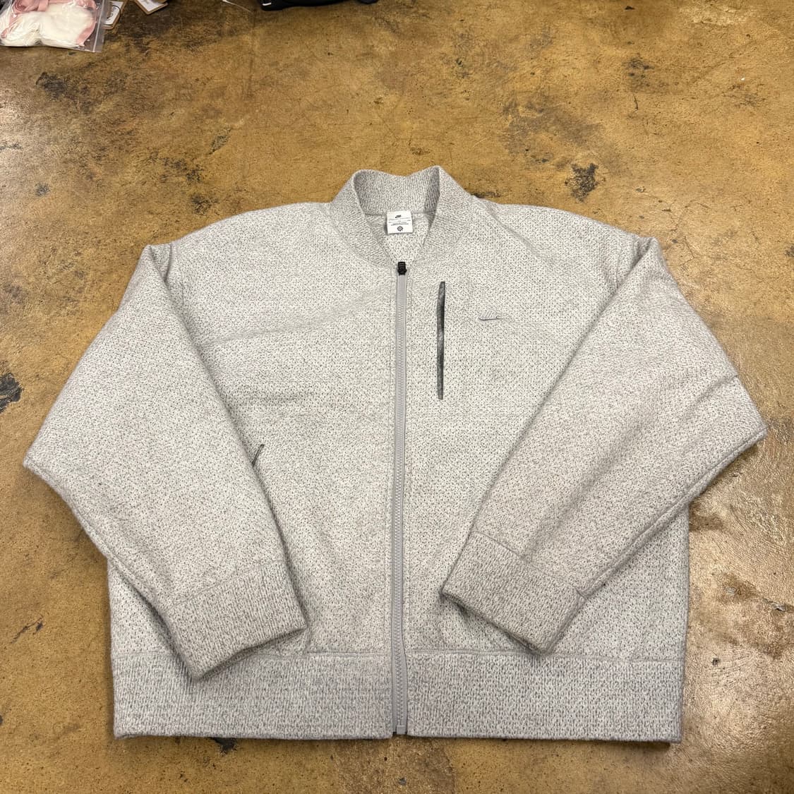 [정품/XL] 나이키 테크팩 봄버자켓 그레이 b10 상품이미지2