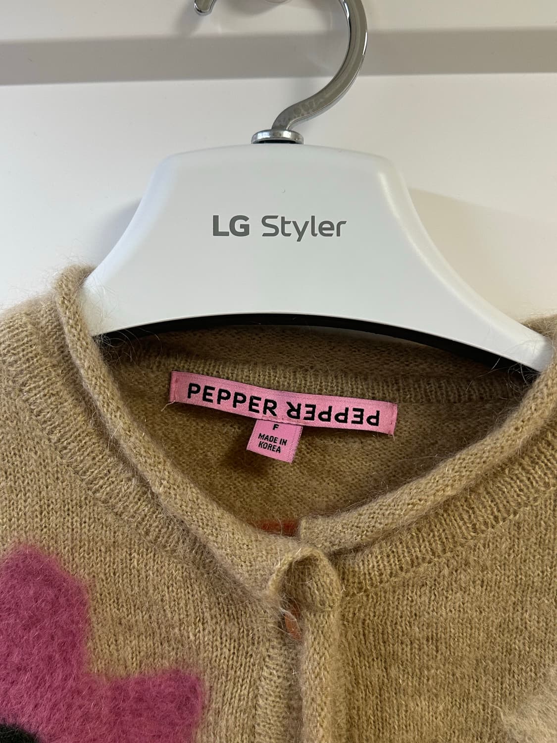 pepper pepper (페퍼페퍼) 볼레로 가디건 베이지 상품이미지7