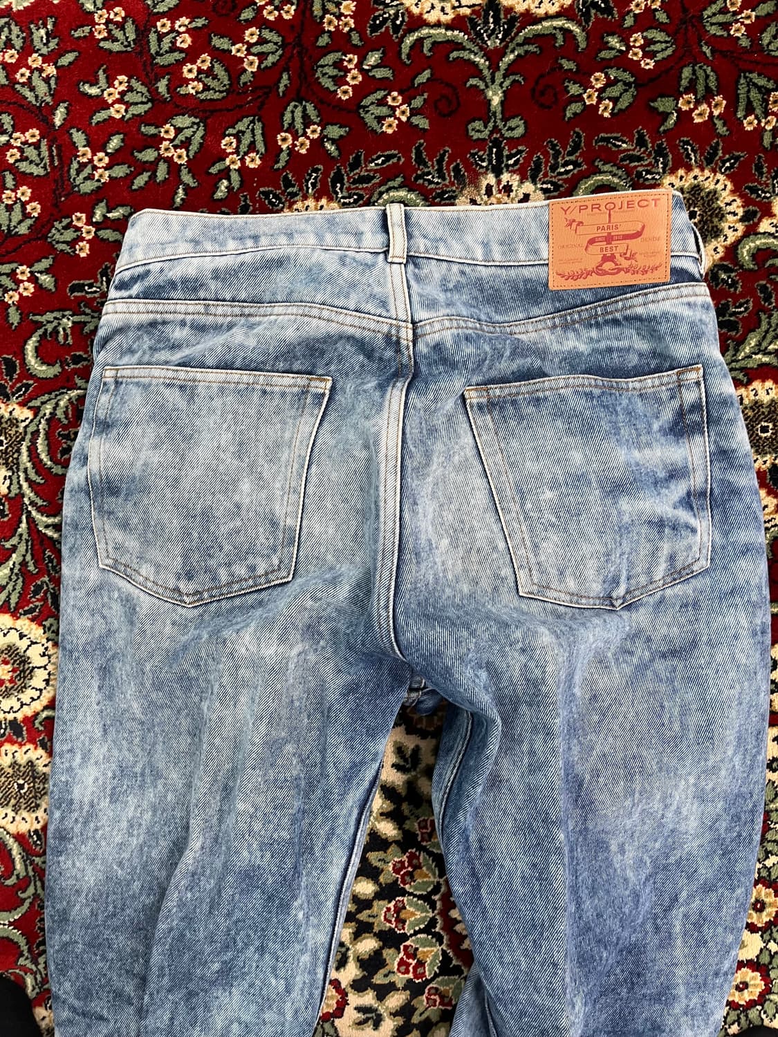 Y project 와이어 데님 블루 상품이미지5
