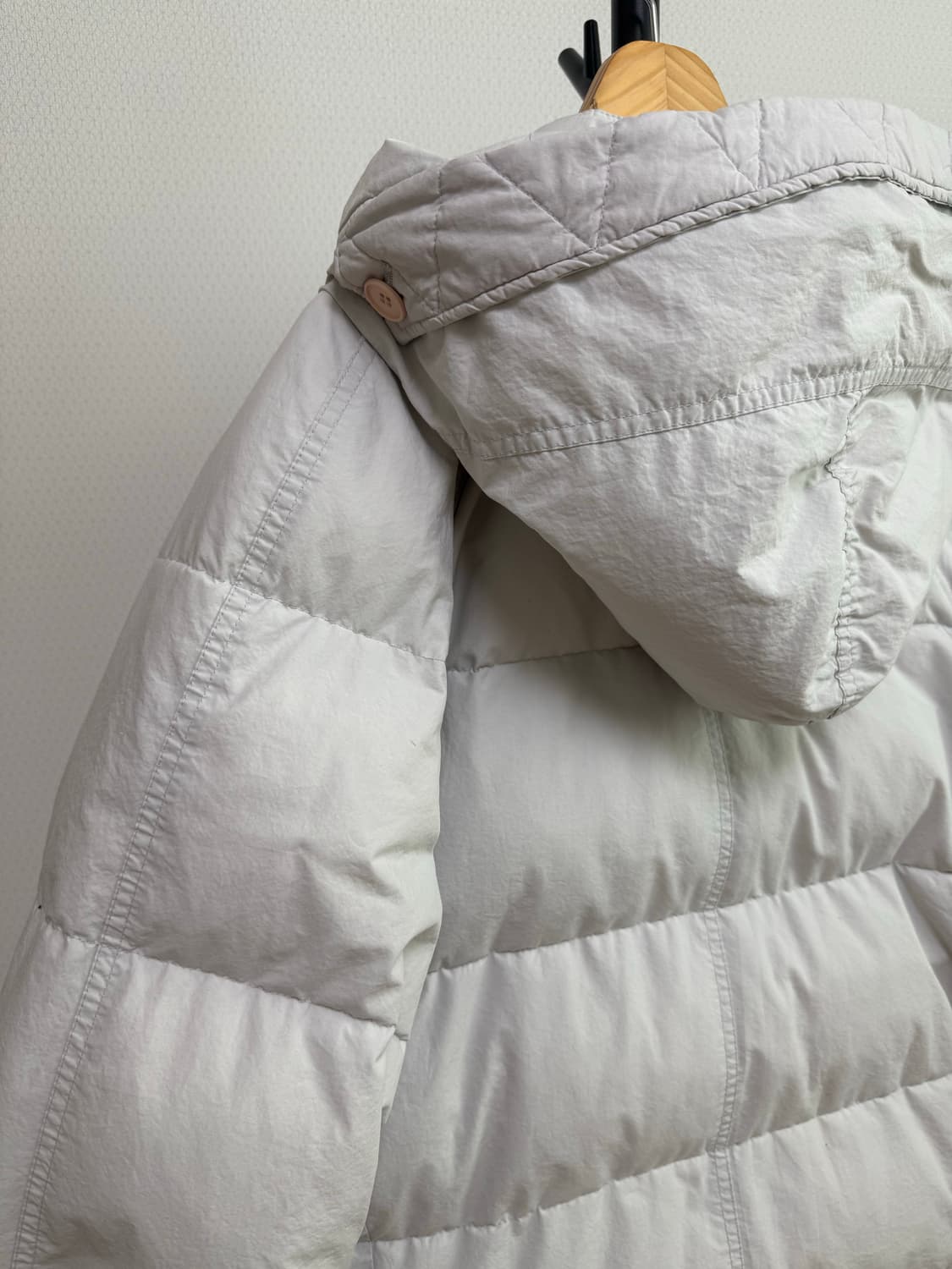 빈티지 페인팅 롱패딩 상품이미지7