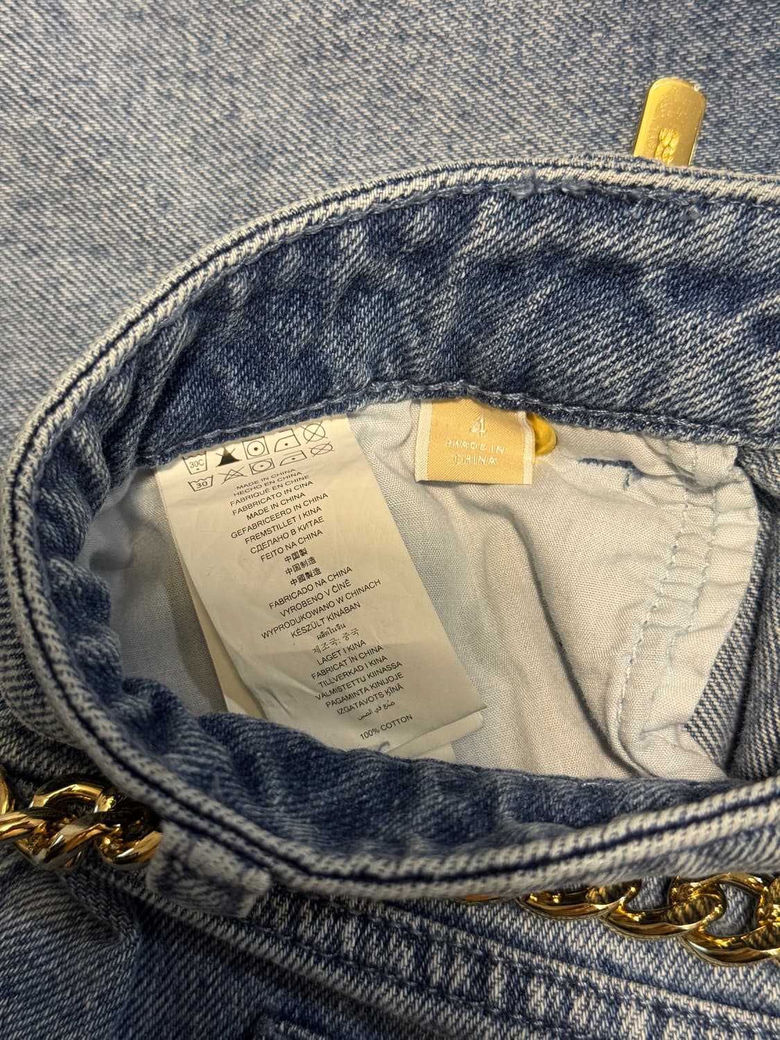 마이클코어스 데님 벨트 미니스커트 상품이미지7