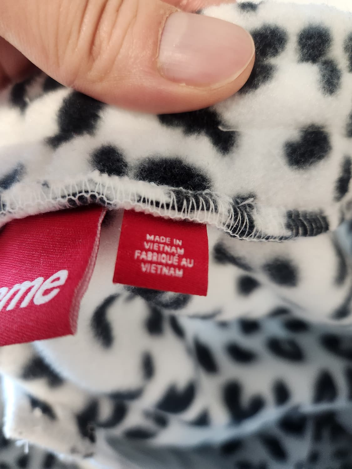 슈프림 폴라텍 팬츠24FW 레오파드 상품이미지4