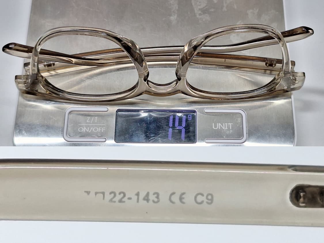 소프트 웰링턴 뿔테 안경테 144mm 일본 빈티지 수입 패션 아이웨어 상품이미지10