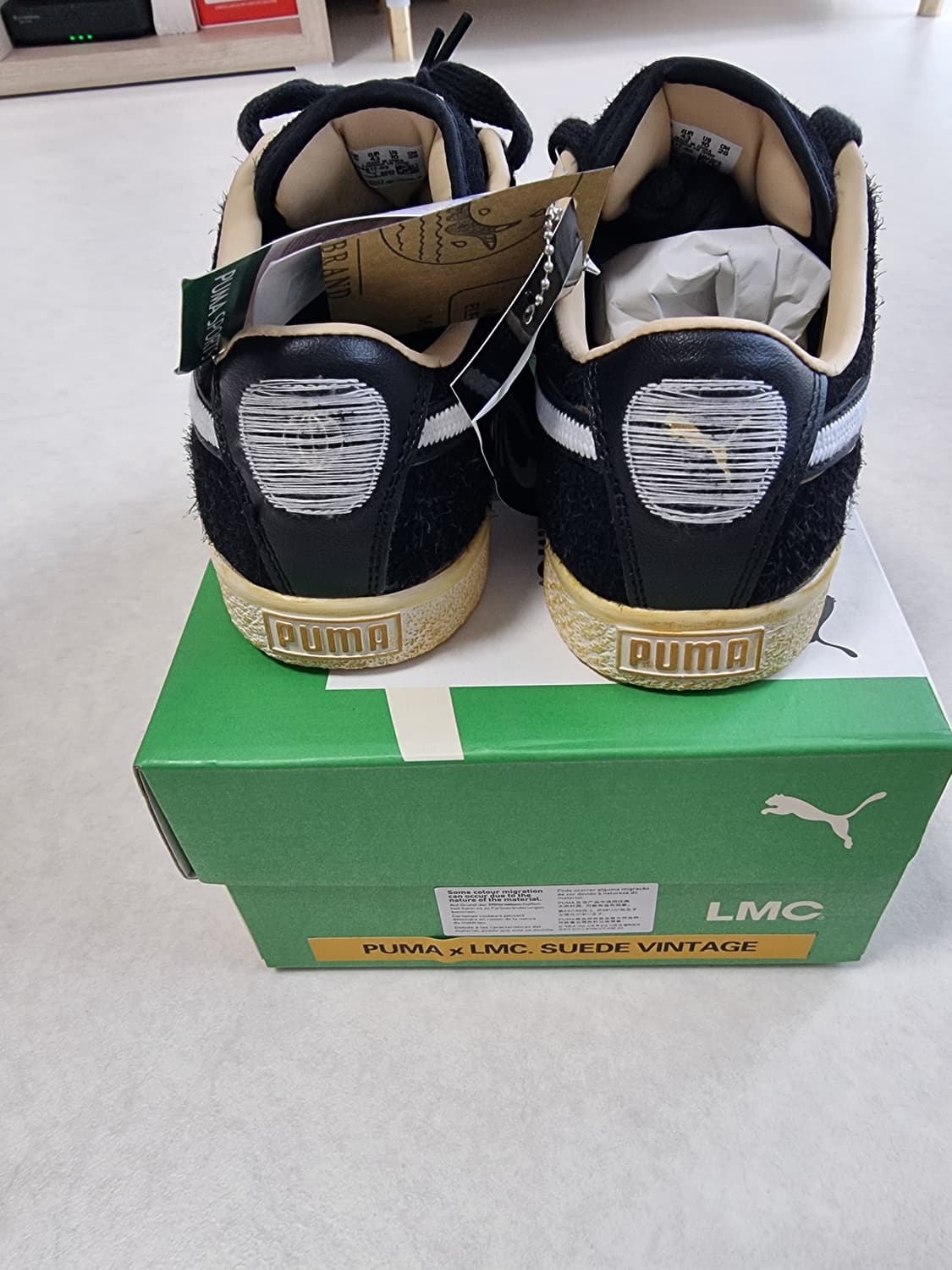 푸마 LMC 스웨이드 빈티지 블랙 280 상품이미지3