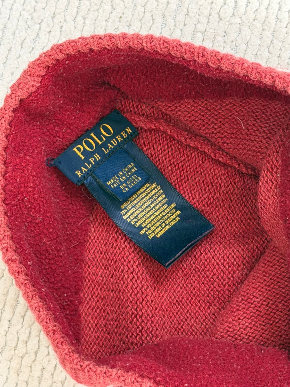 랄프로렌 럭비라인 비니 상품이미지2