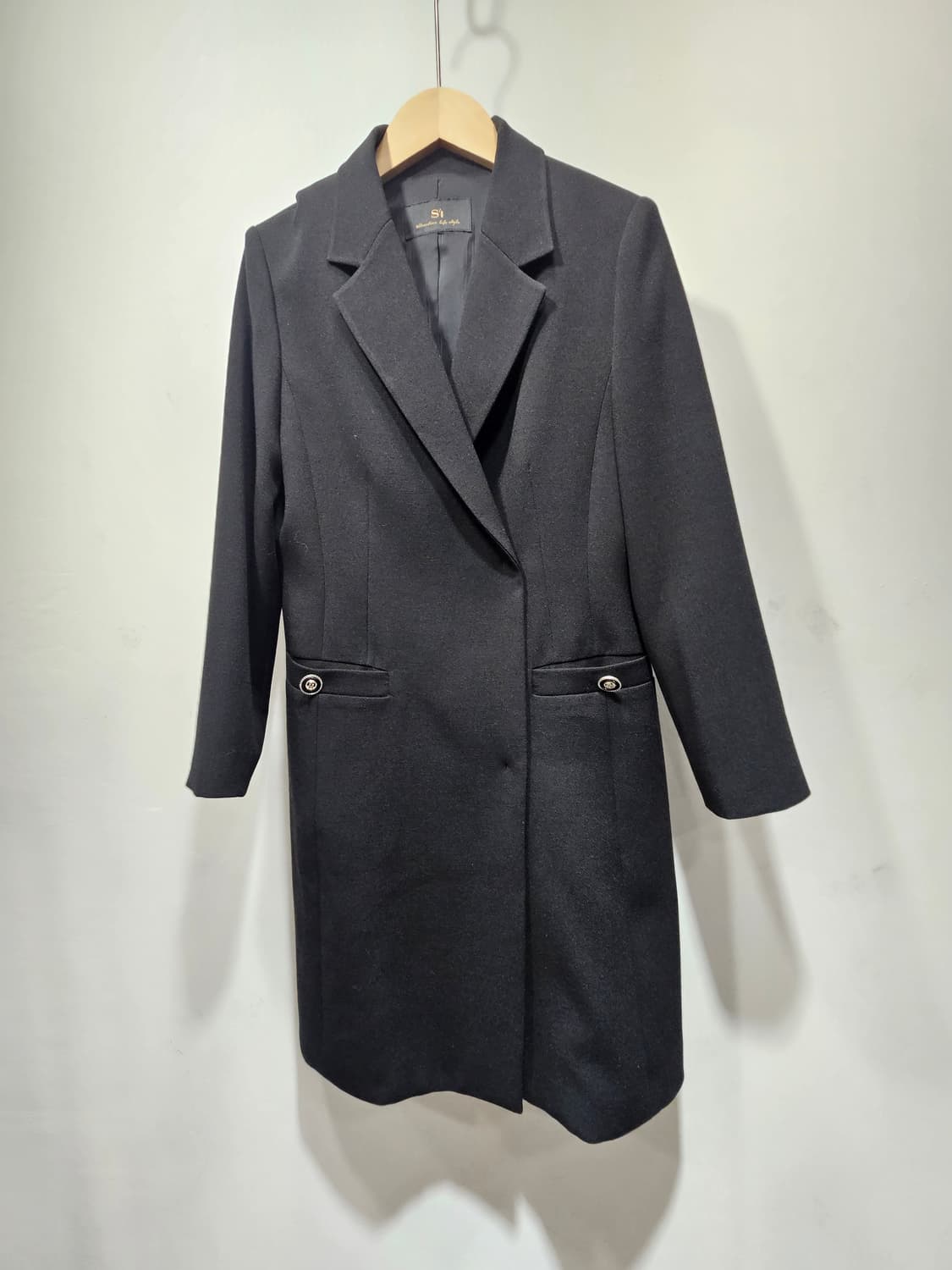 씨 (si) 블랙 원피스형 자켓 55 상품이미지6