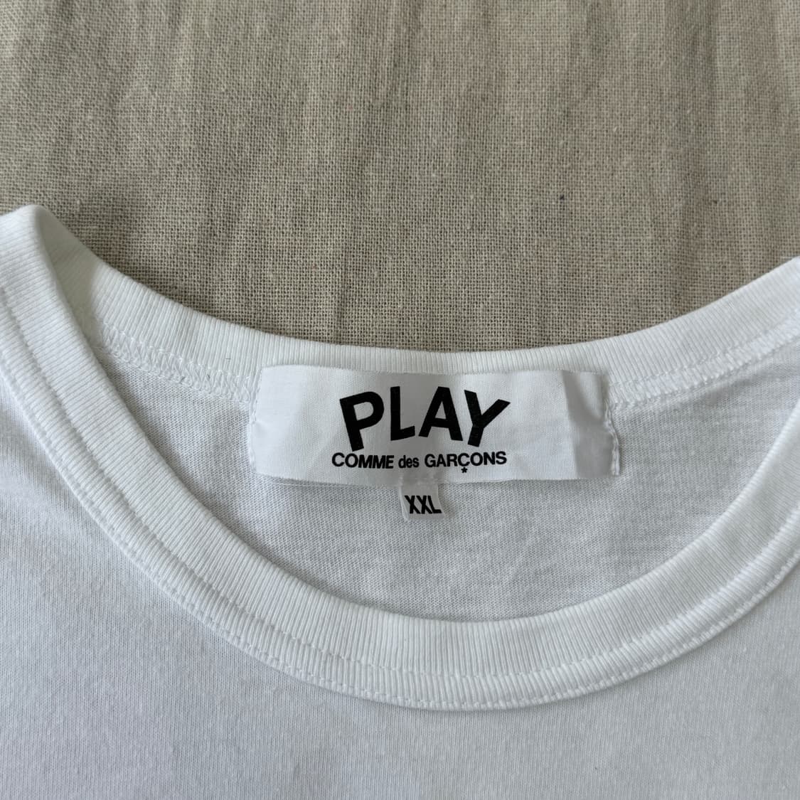 꼼데가르송 레드하트 롱슬리브 XXL 상품이미지5