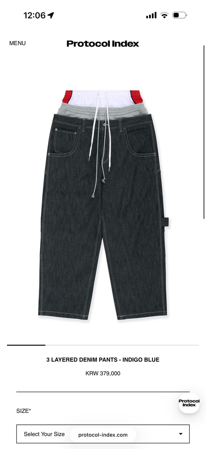 프로토콜 인덱스 팬츠 2사 상품이미지1