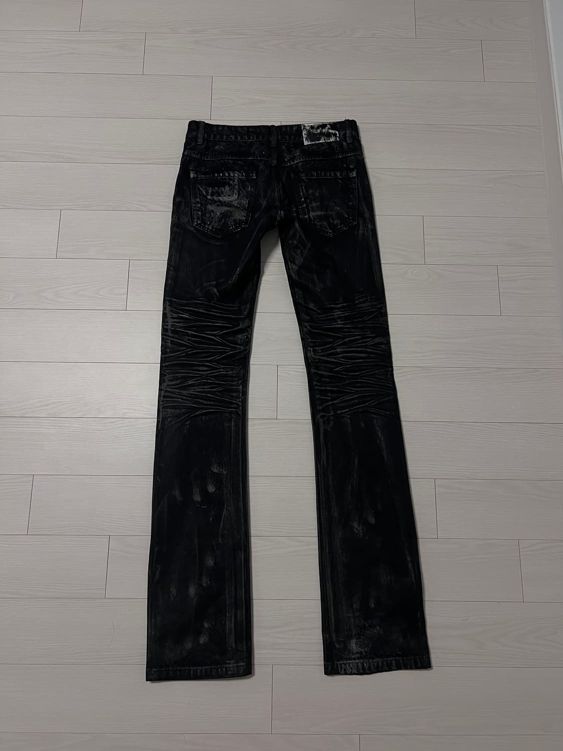 witnessvalley 오일왁싱 스트레이트데님 상품이미지4