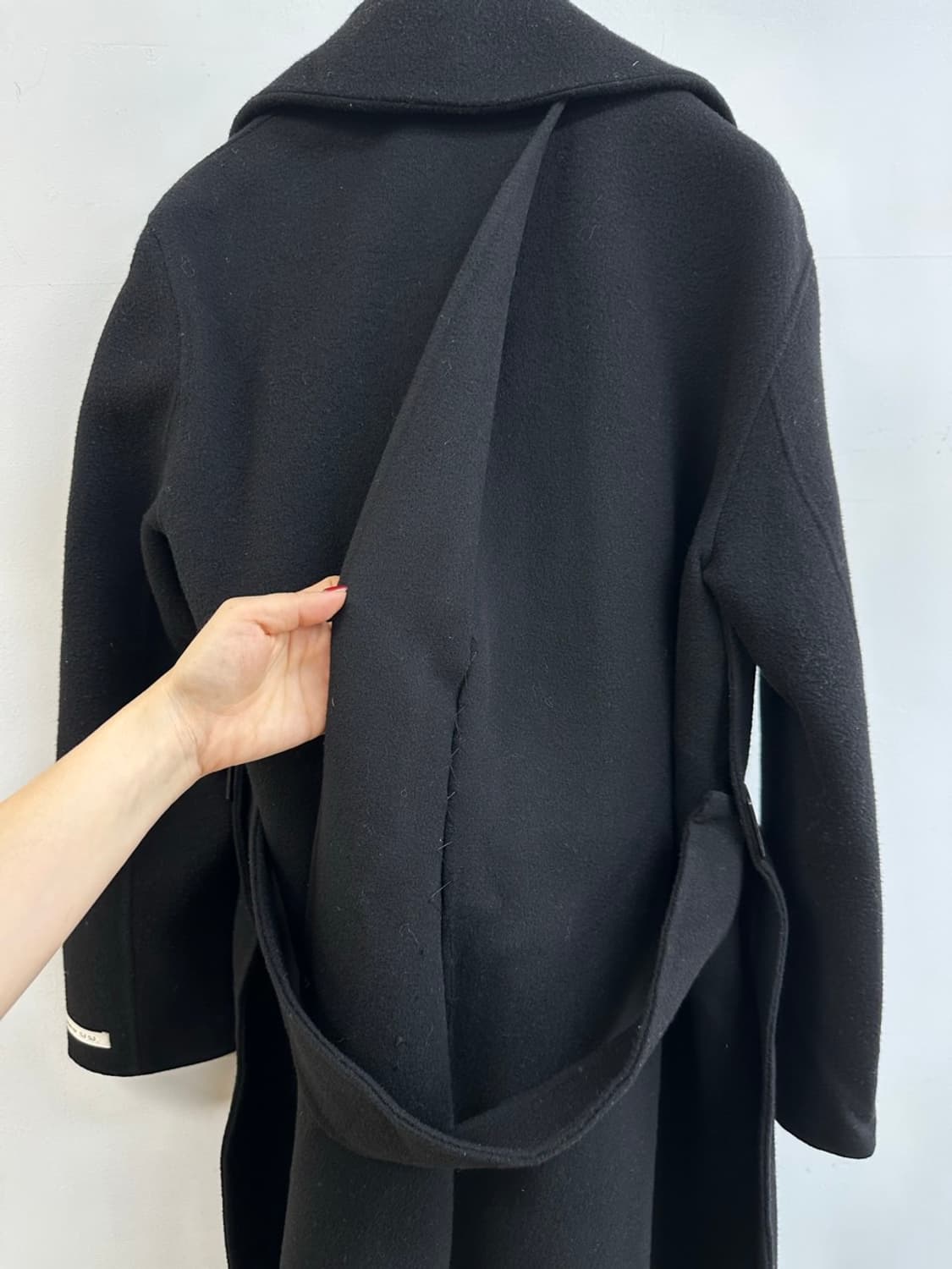 한섬 sjsj 캐시미어 블랜딩 양모 코트 상품이미지8