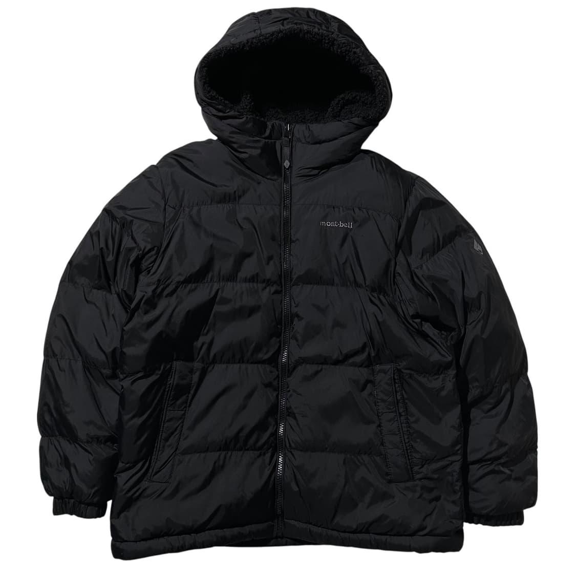 몽벨 24fw 리버시블 플리스 패딩 자켓 블랙 상품이미지1