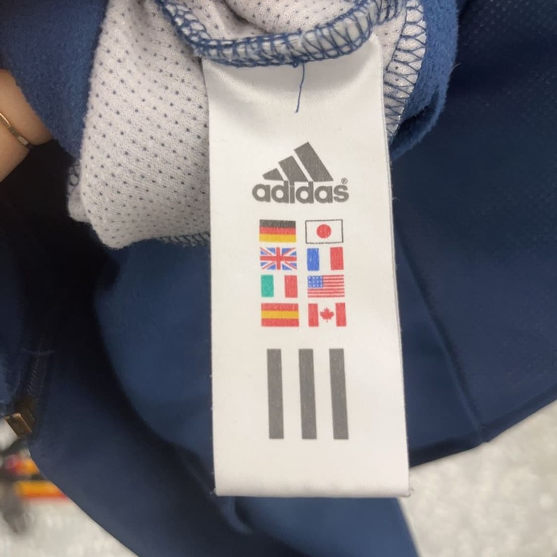 아디다스 90's Y2K 네이비 핑크 져지 집업 90 C06725 상품이미지6