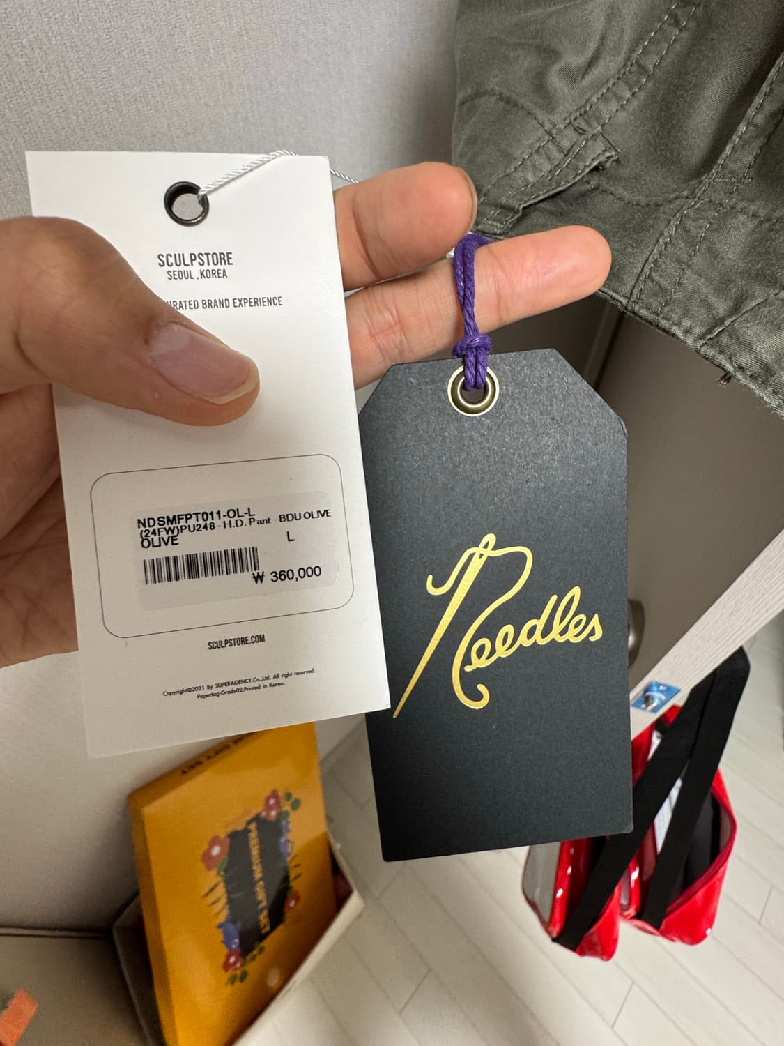 니들스 H.D BDU 와이드벌룬카고팬츠 L 상품이미지5