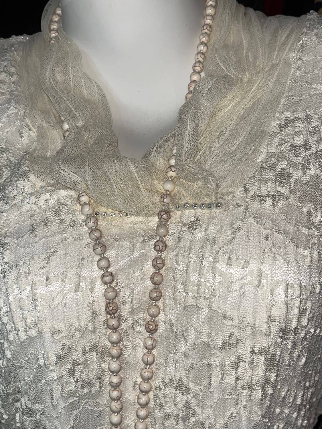 y2k 로맨틱 엔틱 셔링 블라우스 상품이미지2