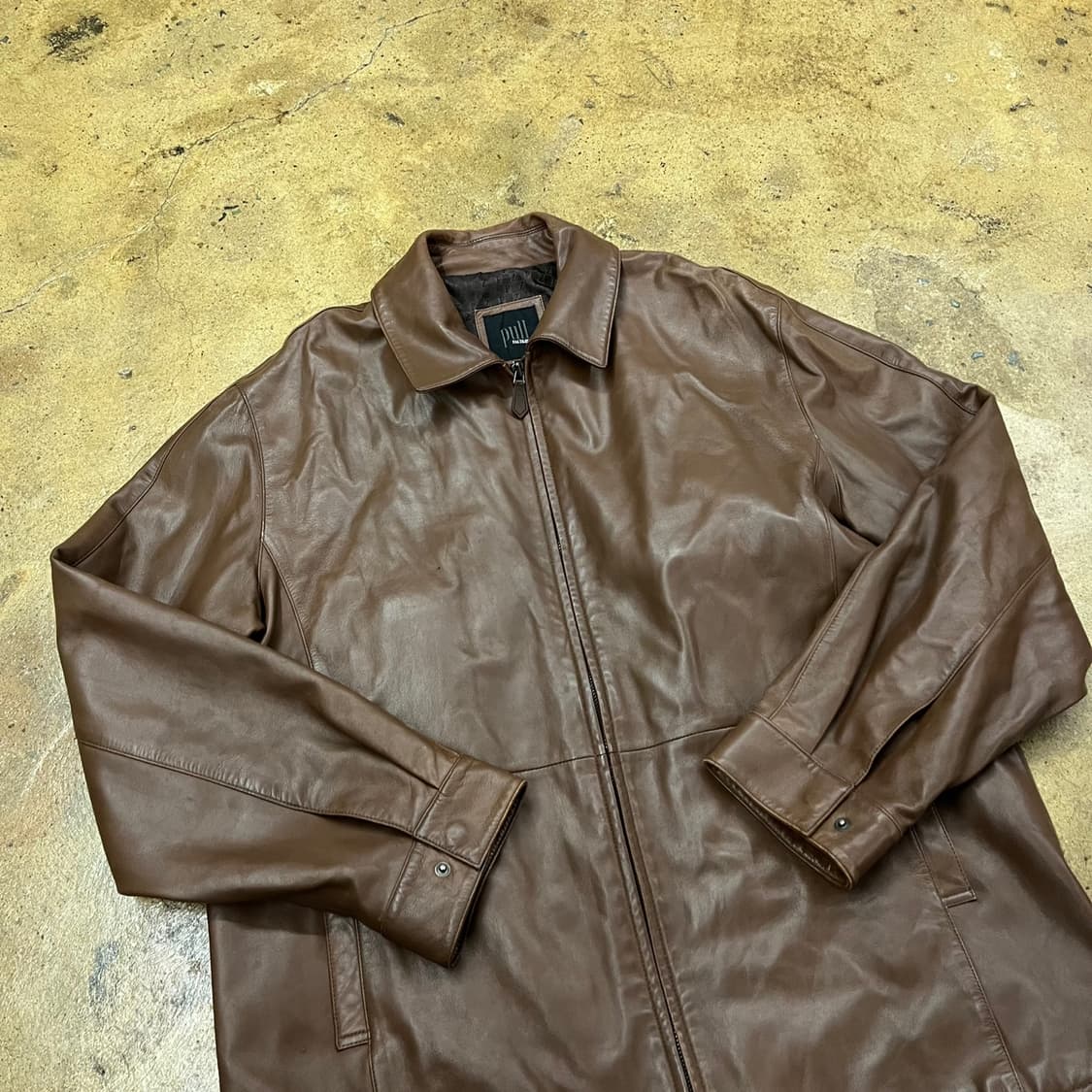 [정품/105] 빨질레리 브라운 양가죽 자켓 b19 상품이미지1