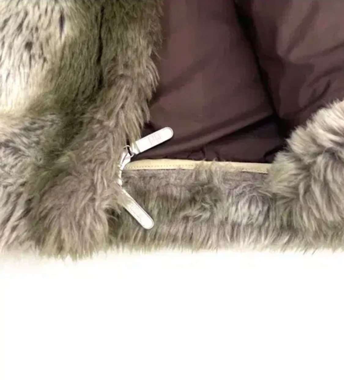 베이프 Bape 00s 투톤 카키 후드 퍼자켓 (2 way) 상품이미지5