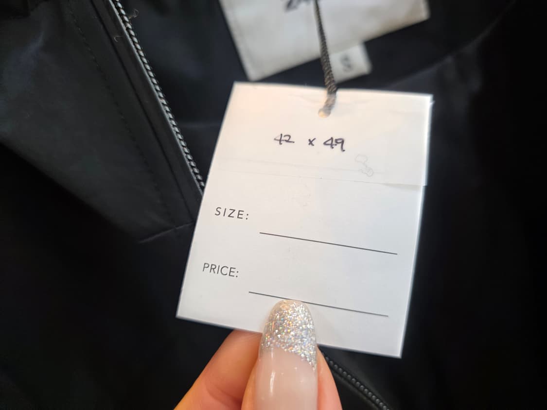 24ANS  블랙 바막 후드집업 상품이미지10