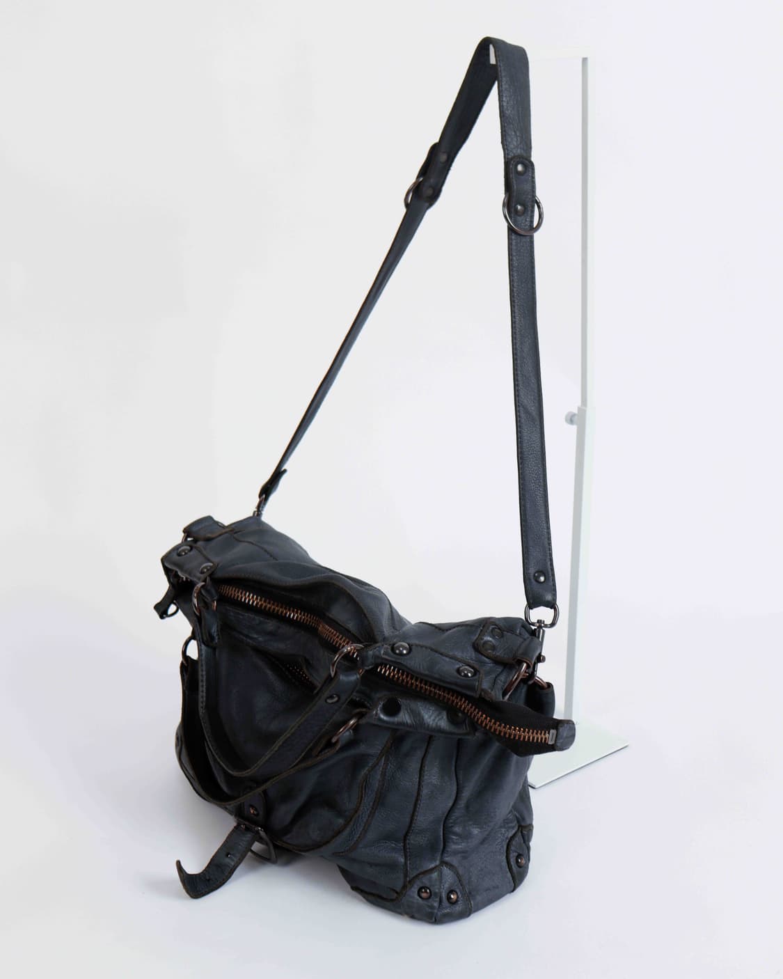 [ONE'S HEART] 빈티지 레더 숄더/크로스 2WAY 백 상품이미지8