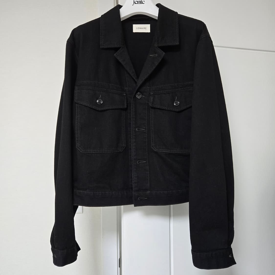 [46] 르메르 데님 트러커 자켓 블랙 상품이미지1