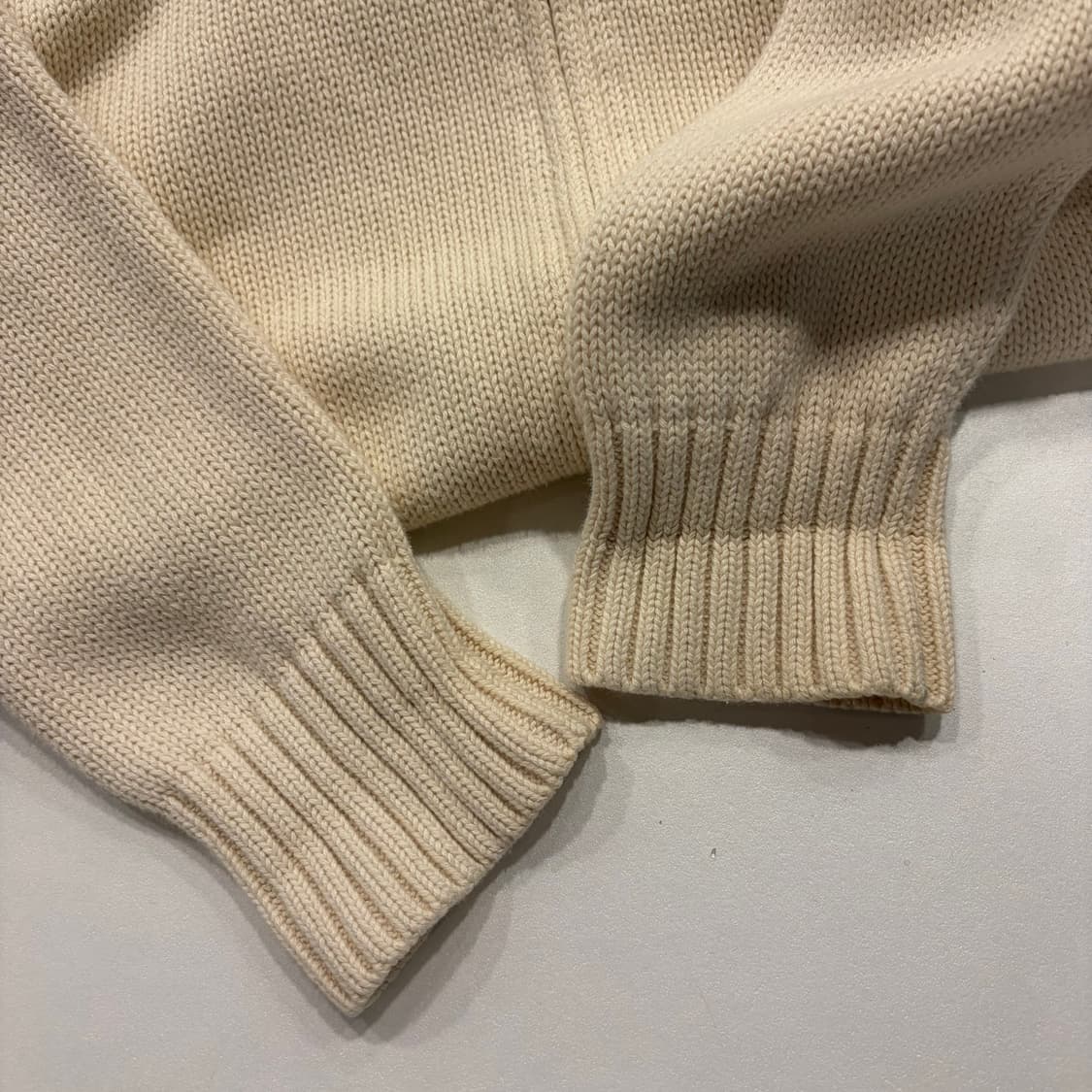 [XL] 폴로 랄프로렌 아이보리 후드 니트 집업 B538 상품이미지6