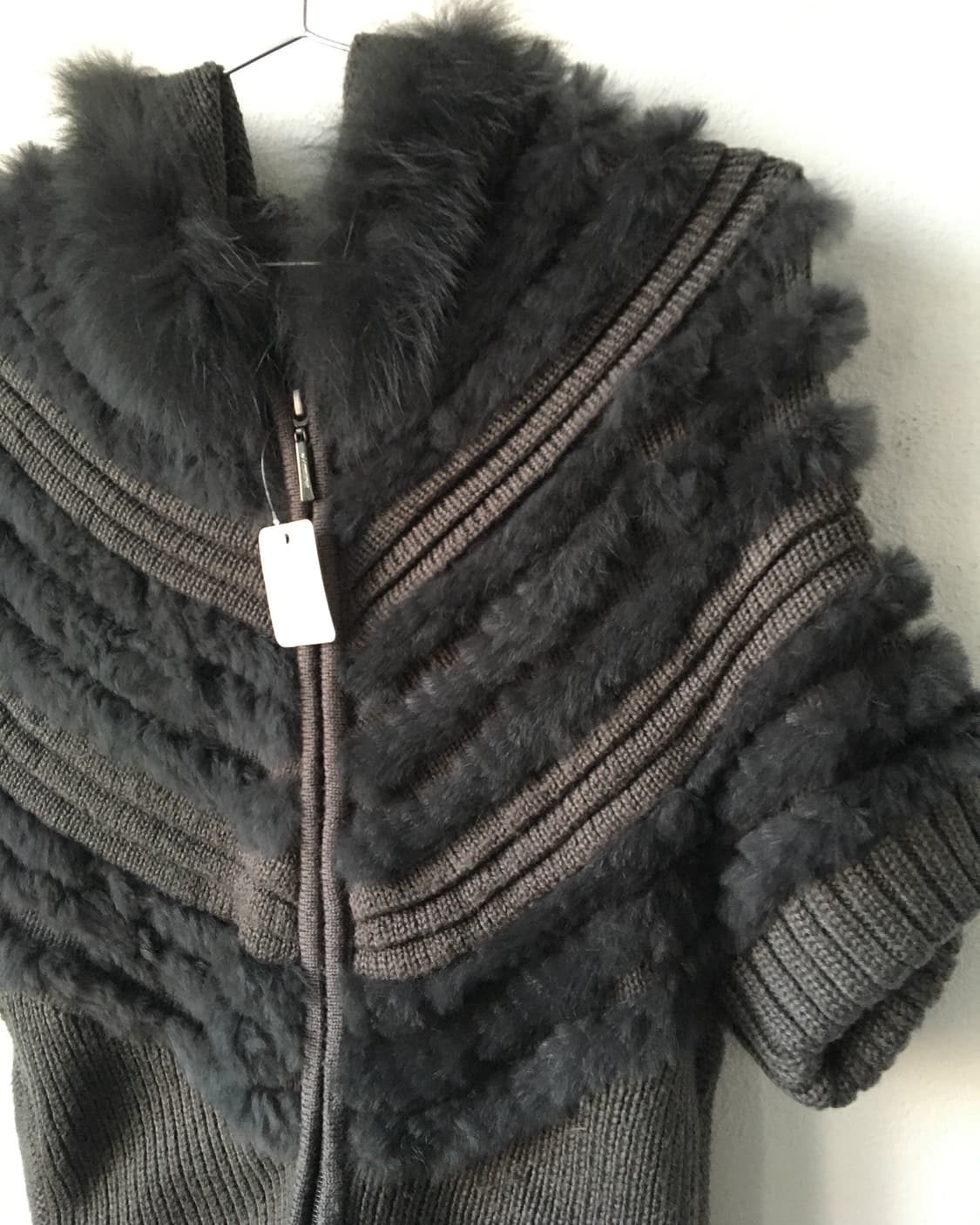 Fur layer hood zip up 상품이미지3