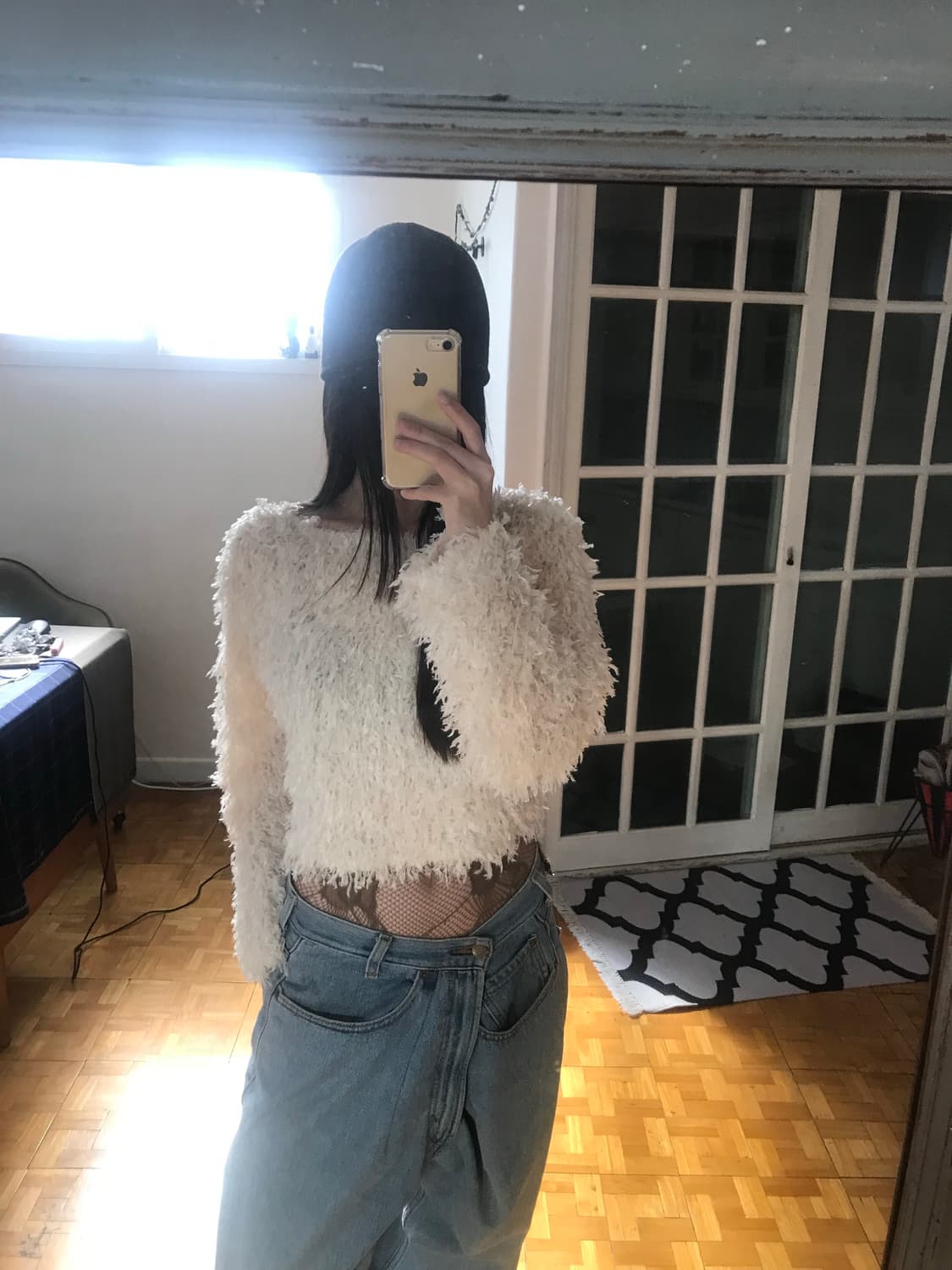 vintage ivory fur knit 상품이미지6