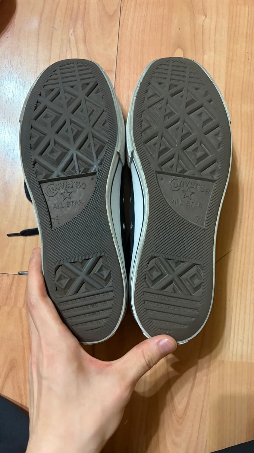 컨버스 척 테일러 올스타 리프트 로우 블랙 260 상품이미지5