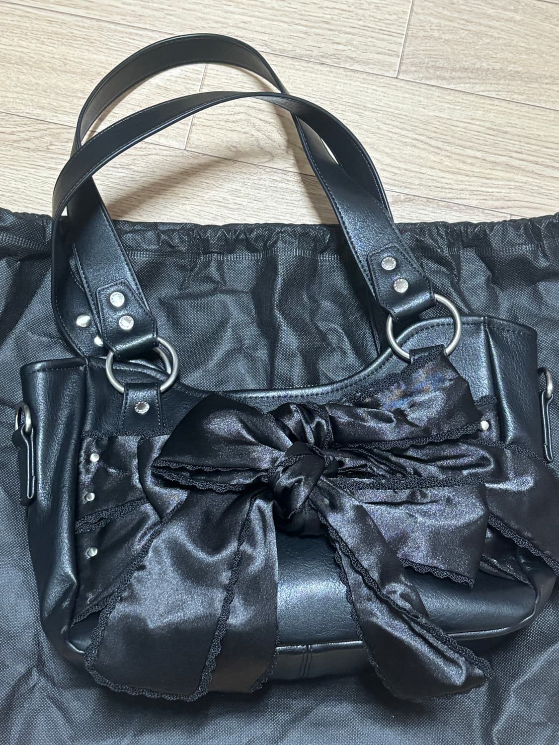 이우가마카라스 리본백 상품이미지3