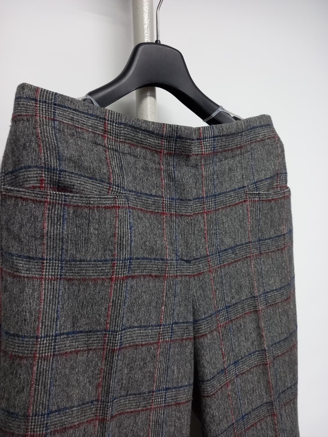 미샤 추동 양모 그레이 일자핏 팬츠 55 상품이미지3