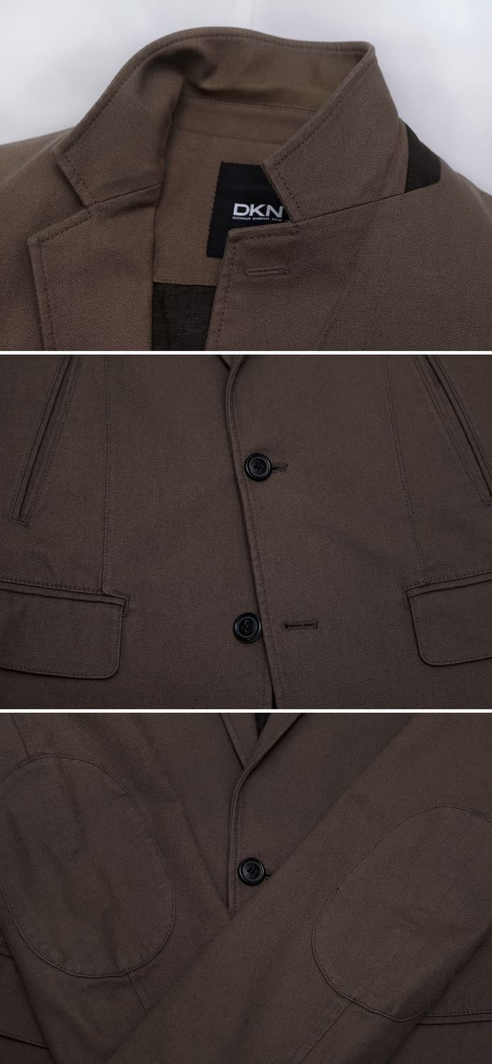 DKNY 브라운 코튼 클래식 헌팅 블레이저 자켓 (100+) 상품이미지9